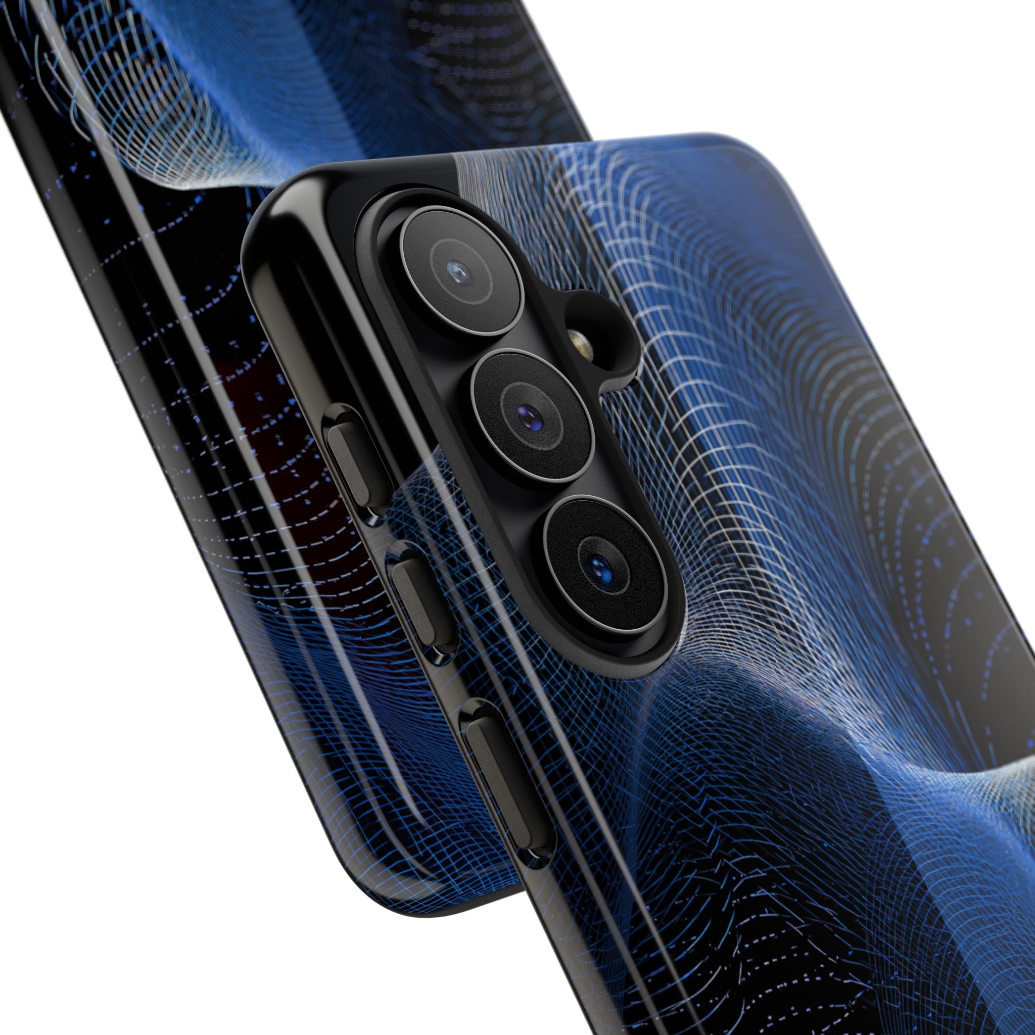 Blue Tough Phone Case for Samsung - Electric Blue Flux