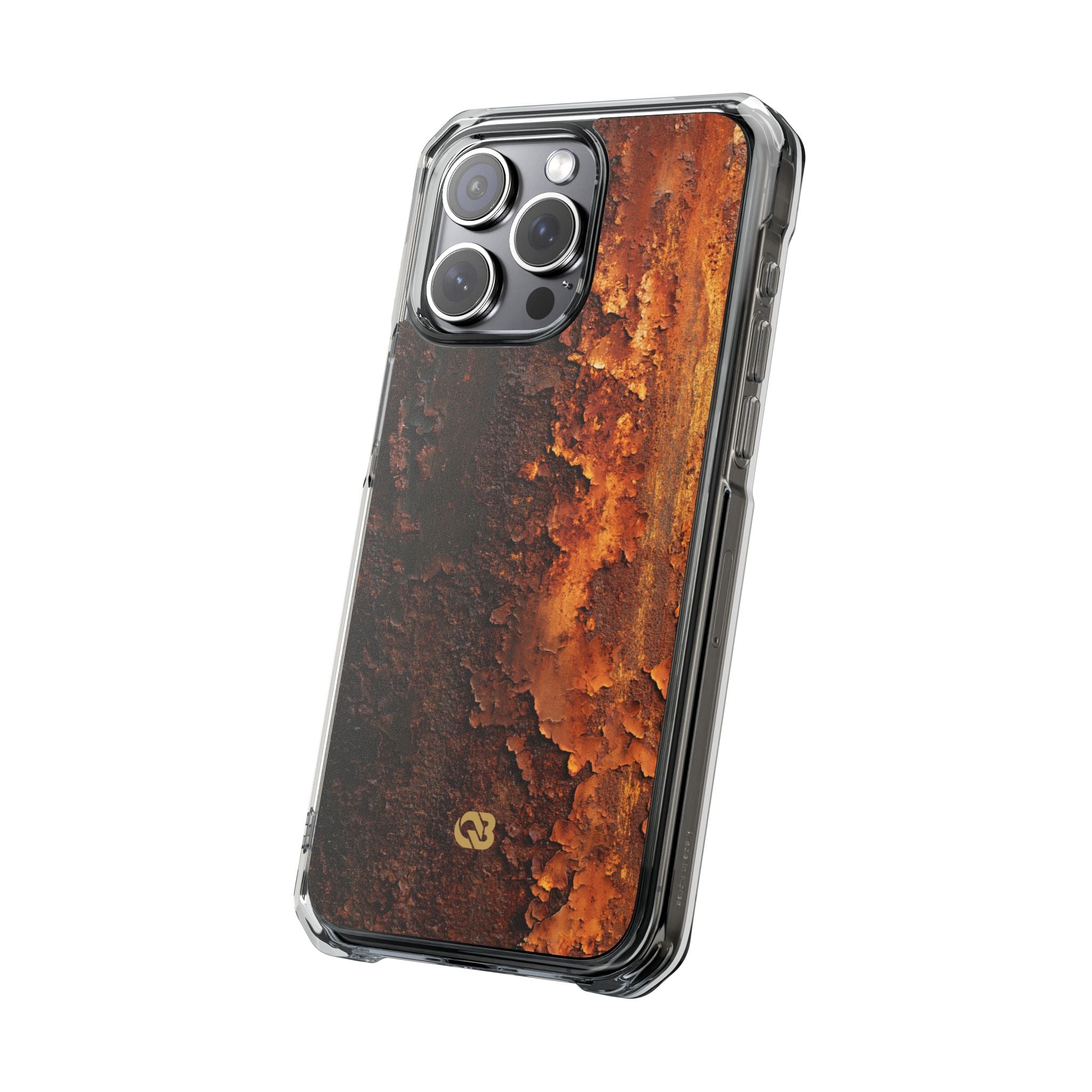 Orange Impact MagSafe Phone Case for iPhone - Oxidized Iron Crust