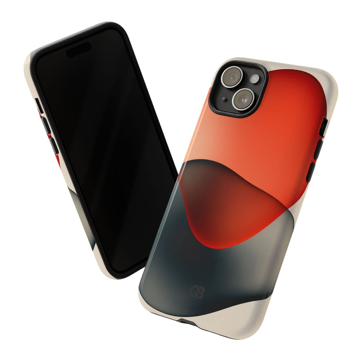 Translucent Crimson Form · Tough Phone Case for iPhone · Red