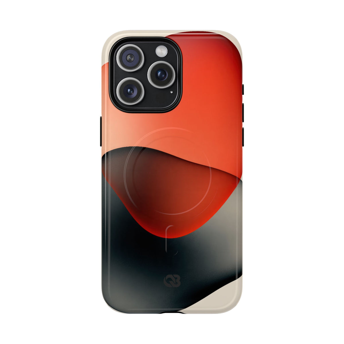 Translucent Crimson Form · Tough 2.0 Magnetic Phone Case for iPhone · Red