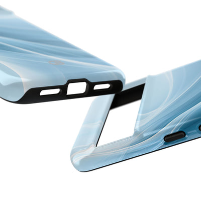 Blue Tough Phone Case for Google Pixel - Arctic Silk Drift