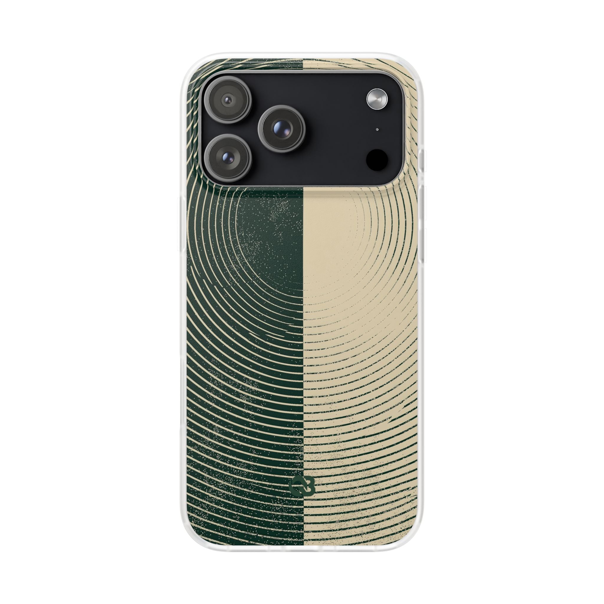 Green Lite Phone Case for iPhone - Evergreen Split Grain