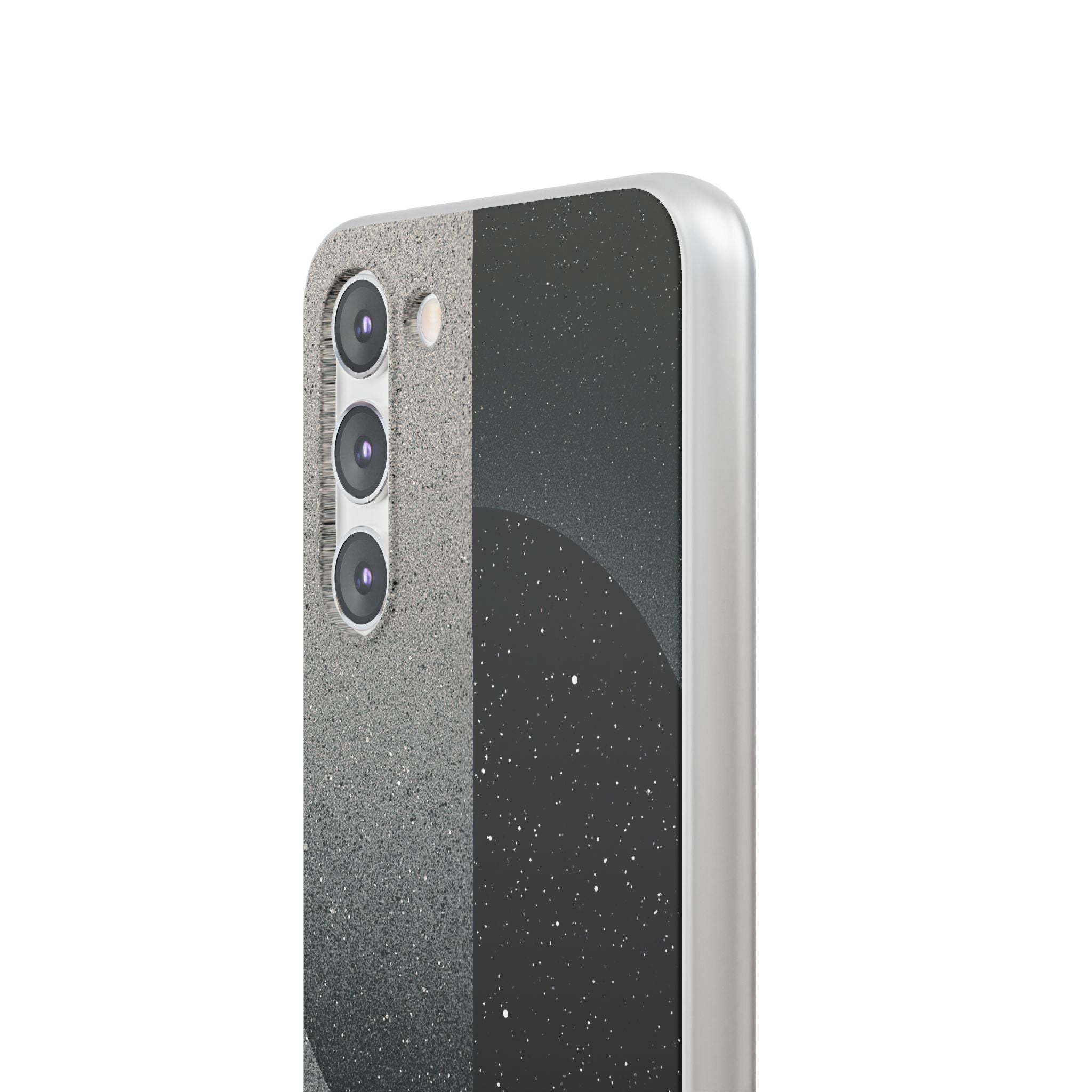 Black Lite Phone Case for Samsung - Lunar Static Orbit