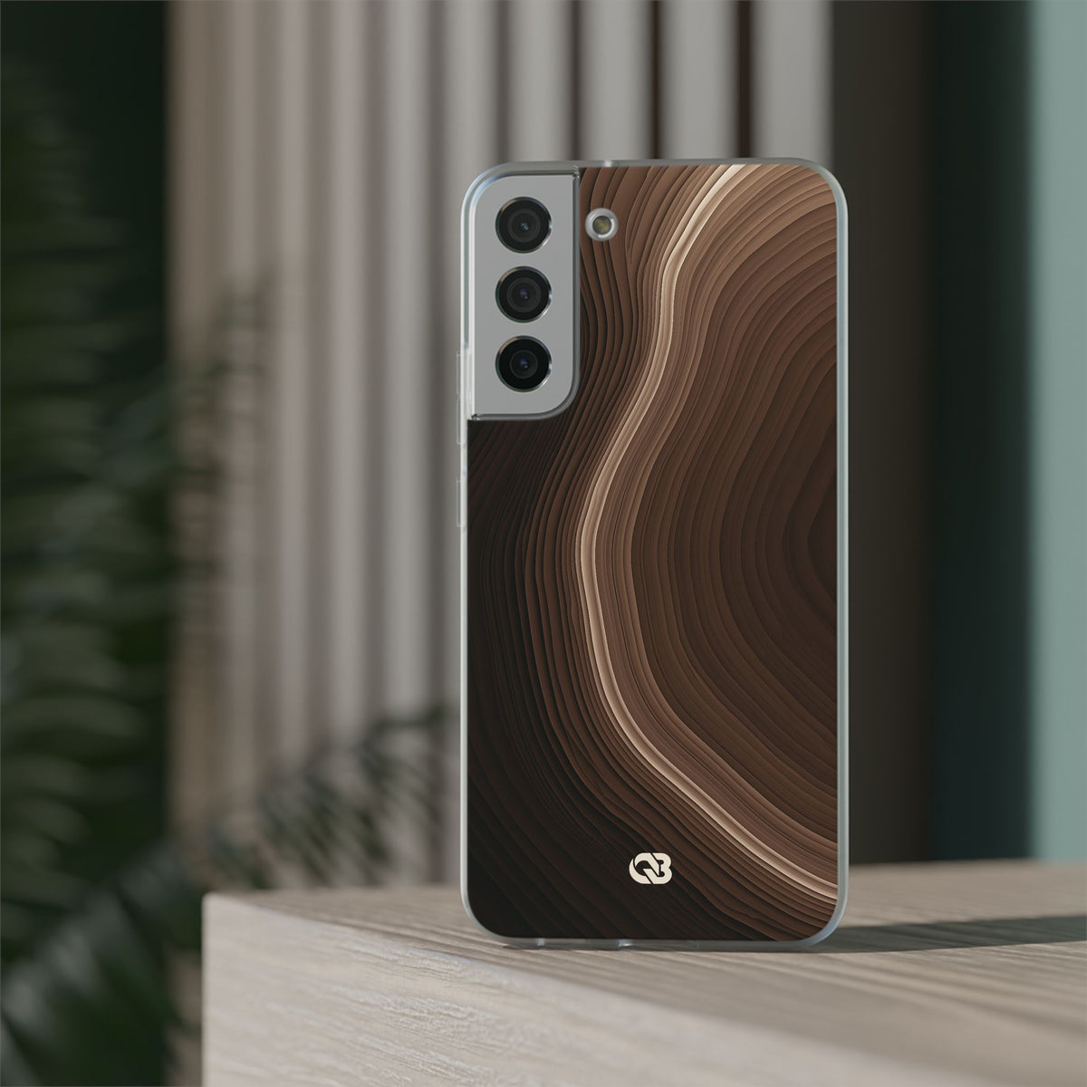 Umber Strata · Lite Phone Case for Samsung · Brown
