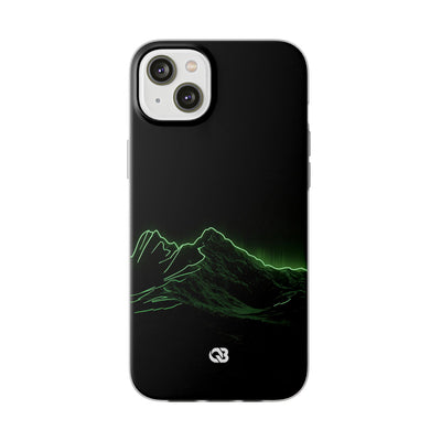 Nordic Mountain Contour · Lite Phone Case for iPhone ·  Black