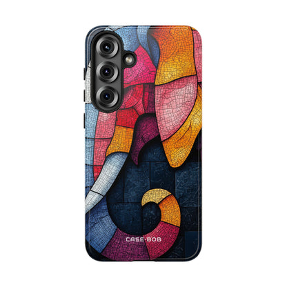 Elephant Mosaic Samsung S25 Plus Case - Tough