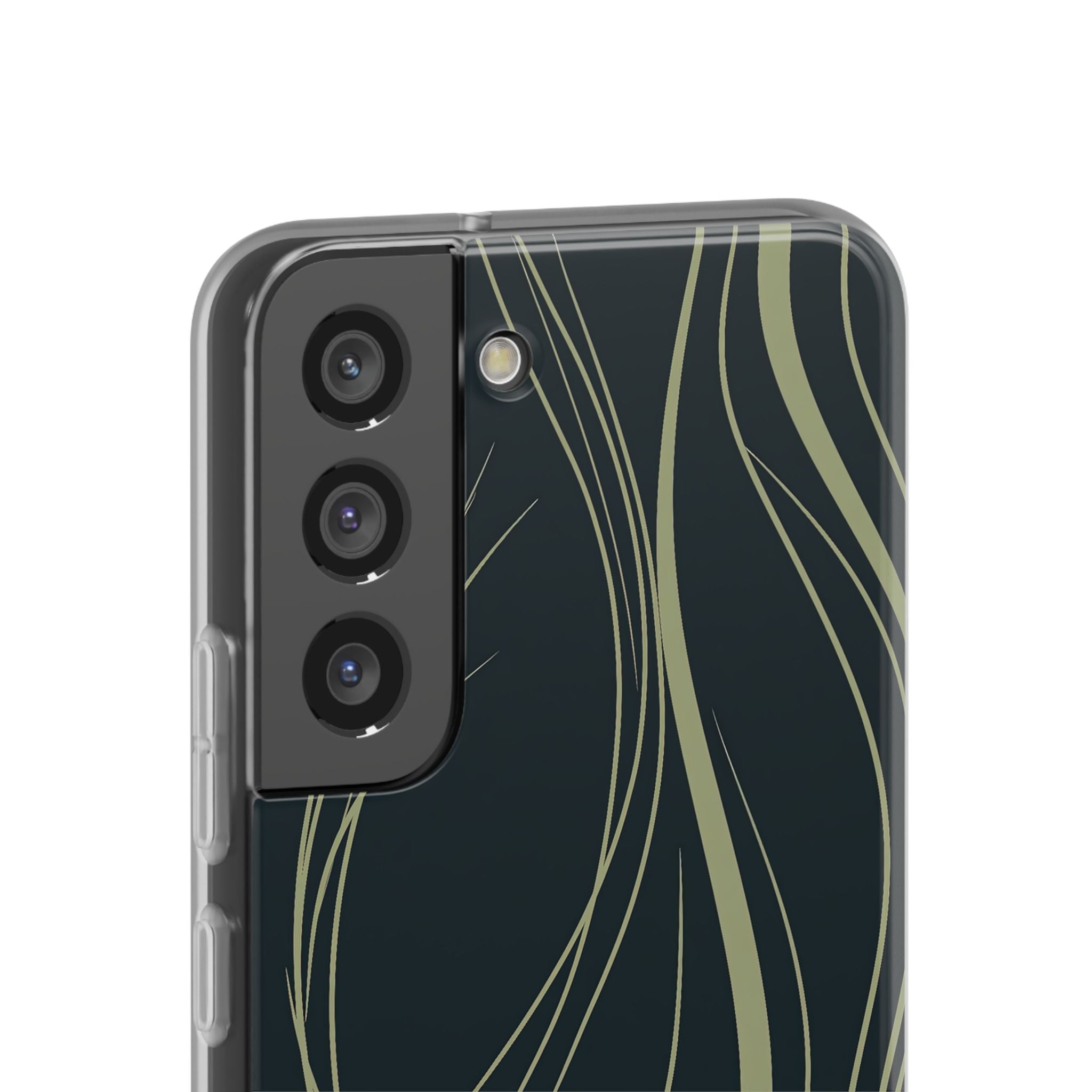 Green Lite Phone Case for Samsung - Obsidian Sage Flow