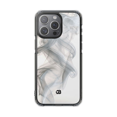 Vapor Noir · Clear Impact Magnetic Phone Case for iPhone ·  White