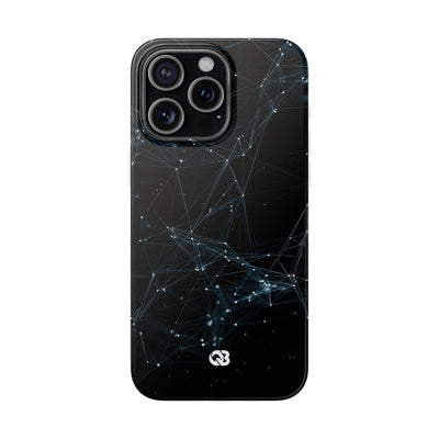 Black Lite Phone Case for iPhone - Arctic Neural Mesh