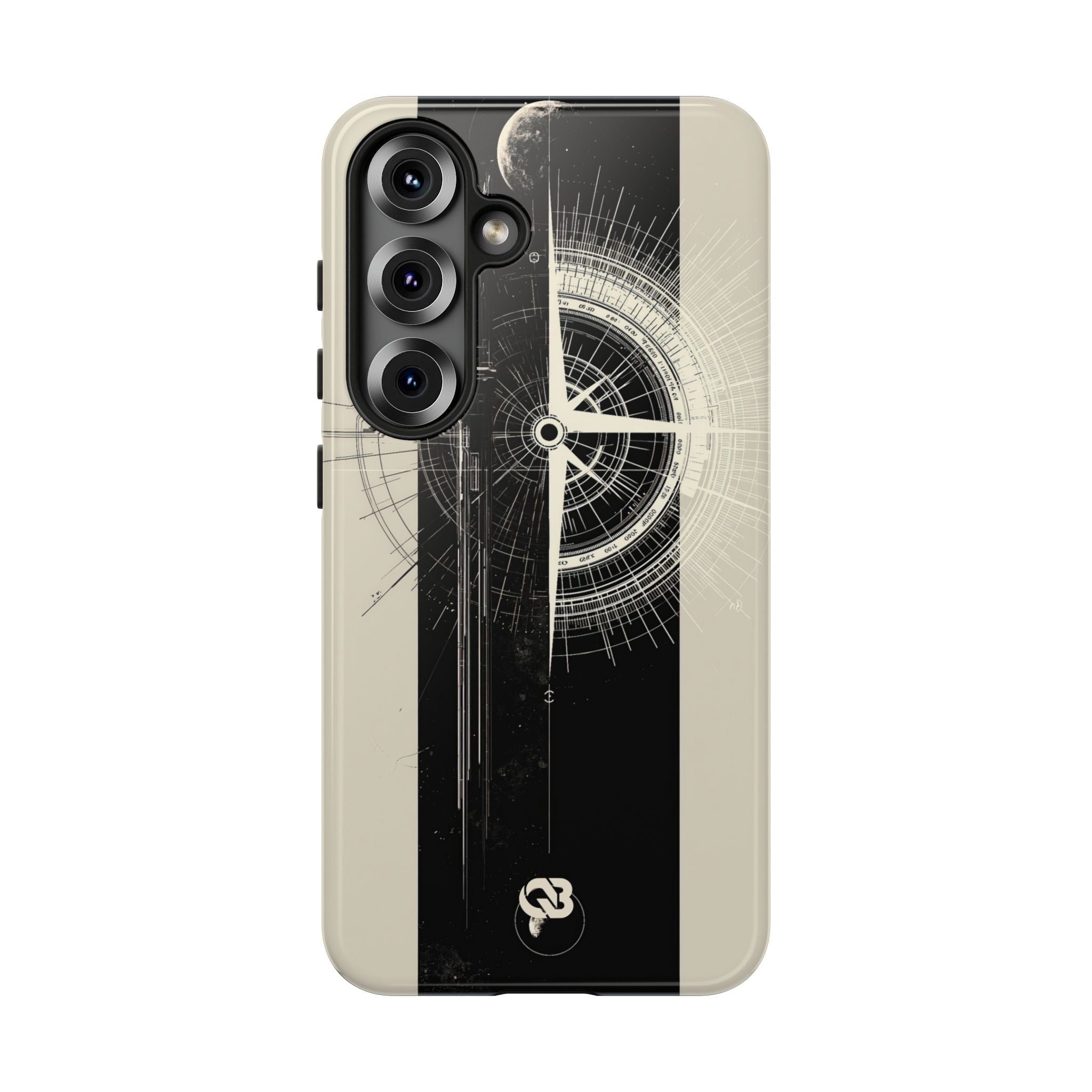 Beige Tough Phone Case for Samsung - Zenith Vector Spire