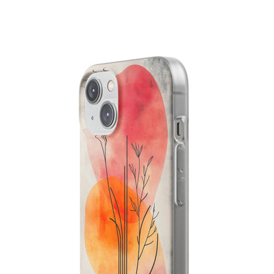Crimson Bloom Lineage · Soft Phone Case for iPhone