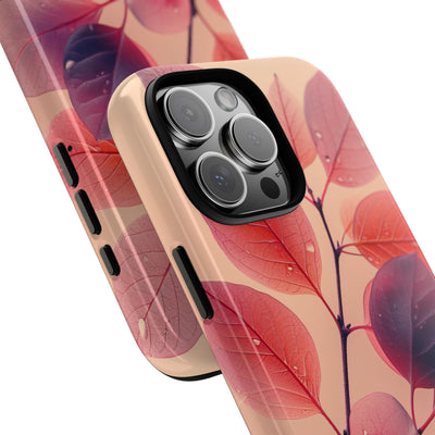 Dewy Magenta Foliage · Tough Phone Case for iPhone