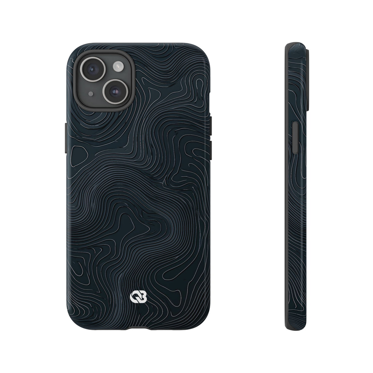 Obsidian Elevation · Tough Phone Case for iPhone · Black