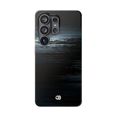 Black Lite Phone Case for Samsung - Frozen Signal Glitch