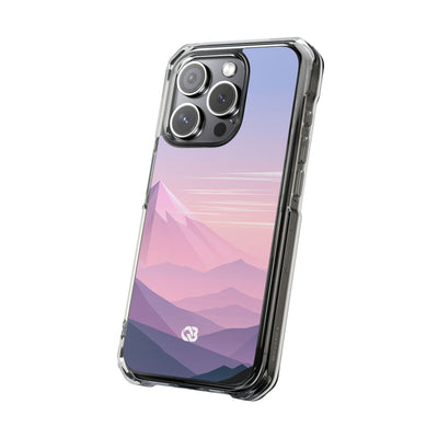 Purple Impact MagSafe Phone Case for iPhone - Lavender Alpine Dawn