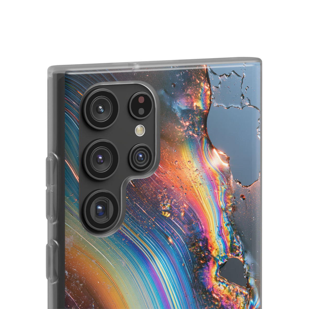 Prismatic Aura Flow · Lite Phone Case for Samsung · Blue