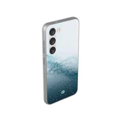 Teal Lite Phone Case for Samsung - Cyan Vector Lattice