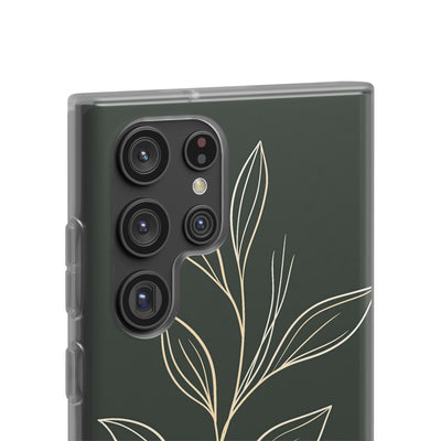 Green Lite Phone Case for Samsung - Deep Moss Willow