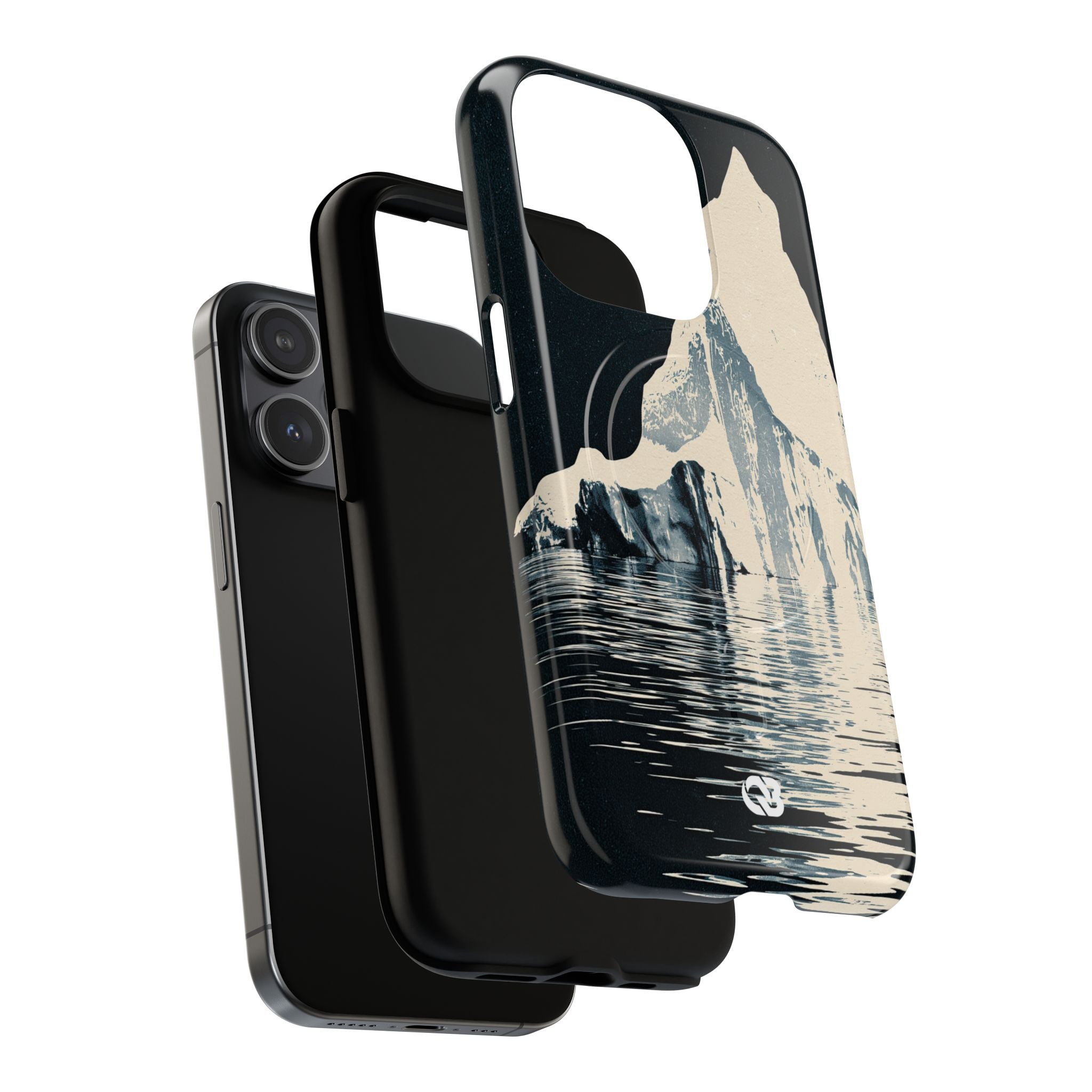 Blue Tough 2.0 Magsafe Phone Case for iPhone - Frozen Navy Monolith