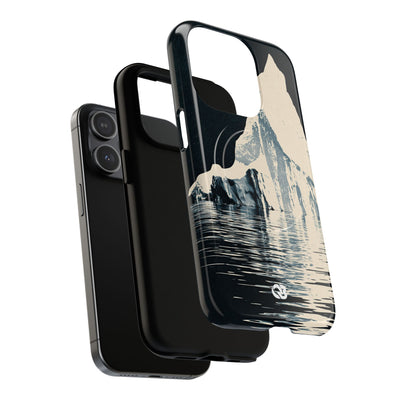 Blue Tough 2.0 Magsafe Phone Case for iPhone - Frozen Navy Monolith