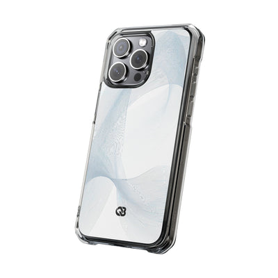 White Impact MagSafe Phone Case for iPhone - Arctic Line Current