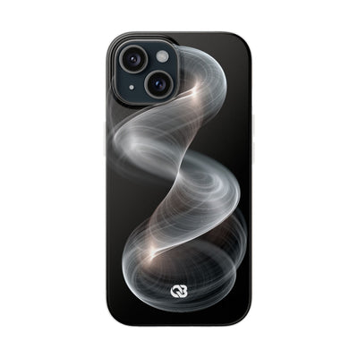 Luminous Vortex · Lite Phone Case for iPhone ·  Black