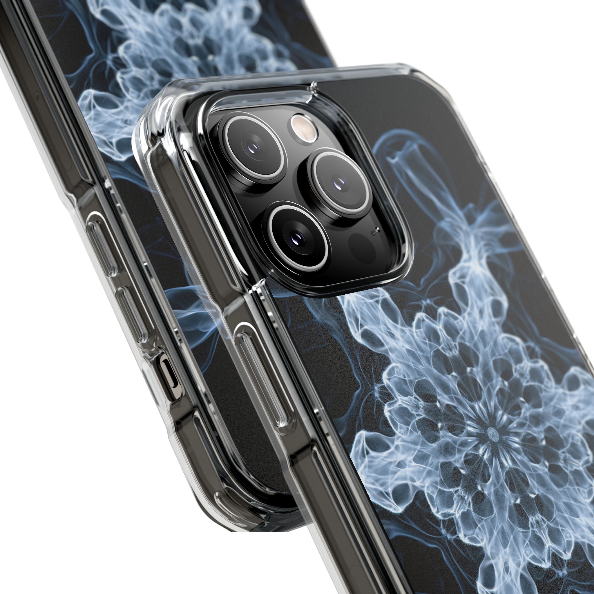 Blue Impact MagSafe Phone Case for iPhone - Glacial Smoke Crown
