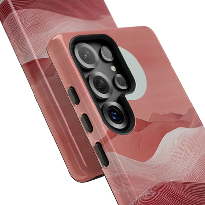 White Orb Dunes Samsung S25 Ultra Case - Tough