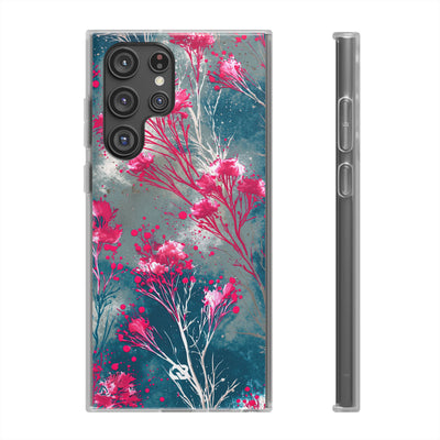 Cyber Blossom · Lite Phone Case for Samsung · Teal