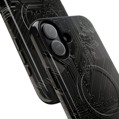 Obsidian Circuitry · Tough 2.0 Magnetic Phone Case for iPhone · Black