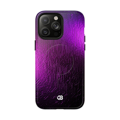 Violet Cyber Circuit · Tough 2.0 Magnetic Phone Case for iPhone · Purple