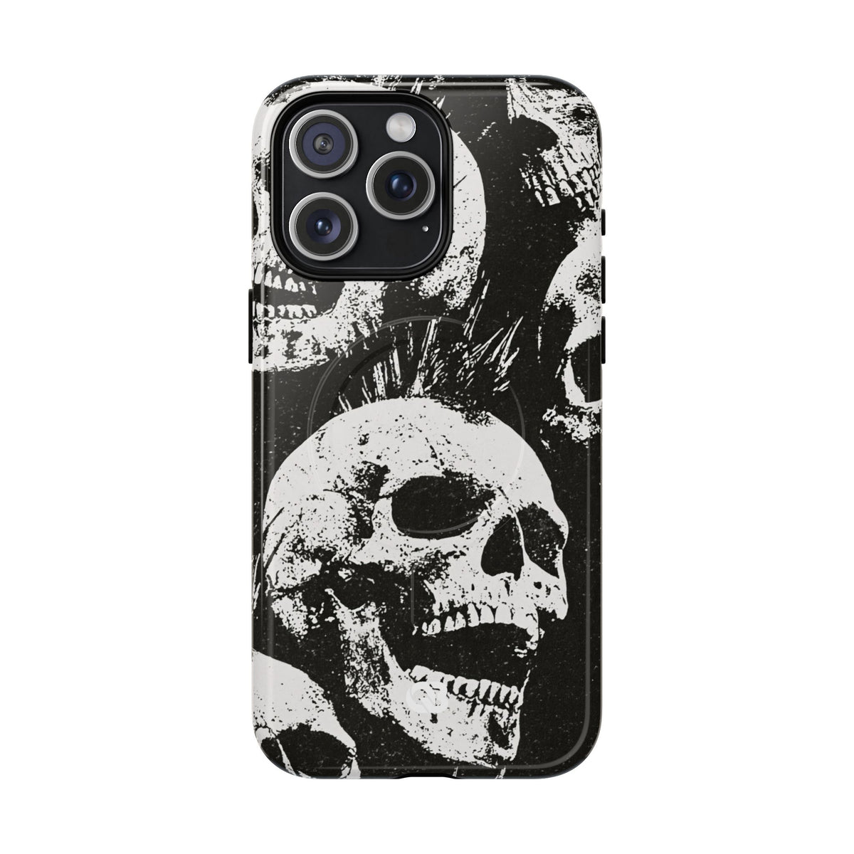 Punk Skull Riot · Tough 2.0 Magnetic Phone Case for iPhone · Black