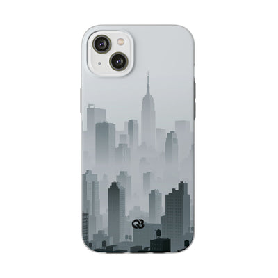 Grey Lite Phone Case for iPhone - Steel Mist Skyline