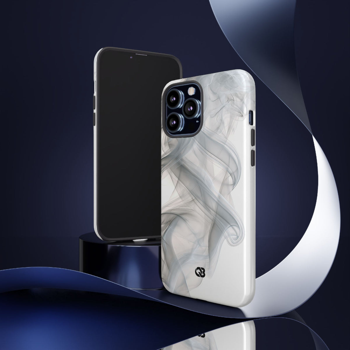 Vapor Noir · Tough Phone Case for iPhone · White