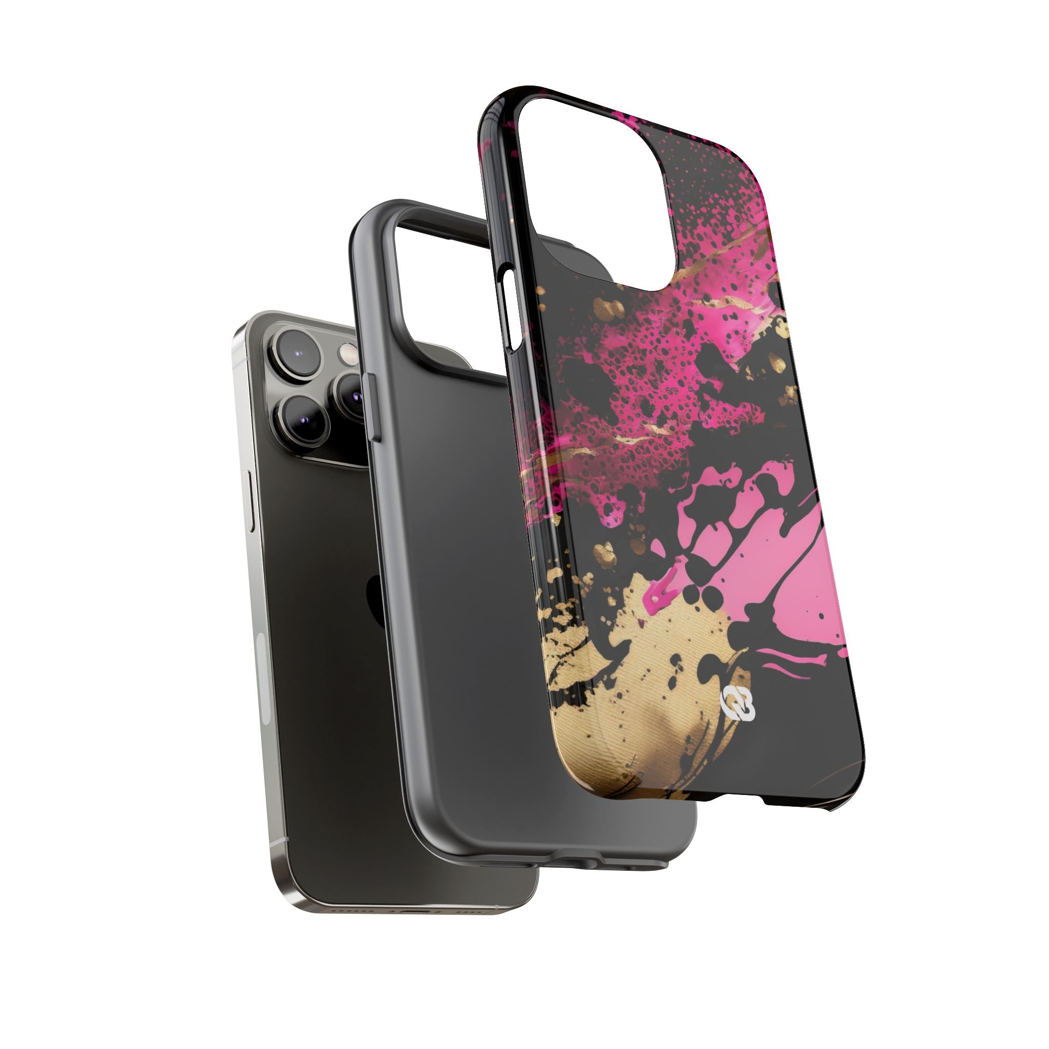 Magenta Liquid Gold · Tough Fundas para teléfono para iPhone