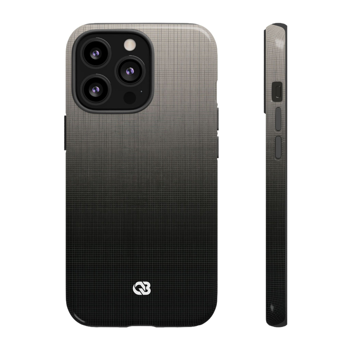Monochrome Metric Grid · Tough Phone Case for iPhone · Black