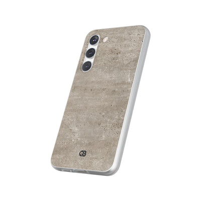 Grey Lite Phone Case for Samsung - Brutalist Stone Grit