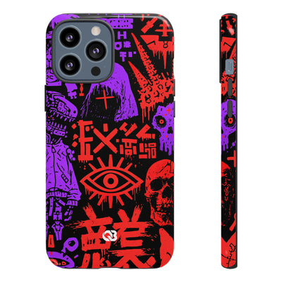Underground Cyber Glyphs · Tough Phone Case for iPhone · Black