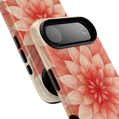 Coral Layered Bloom · Tough+ Handyhülle für iPhone · Magsafe