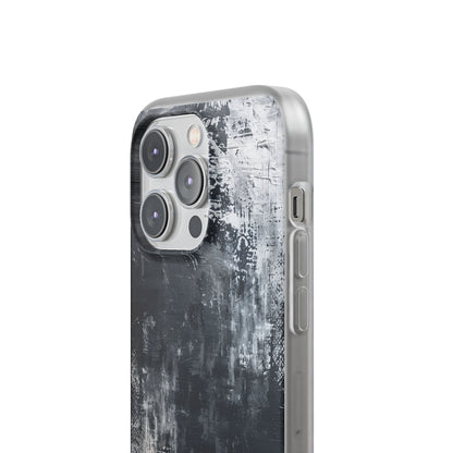 Texturiertes Blackscape iPhone 14 Pro Case - Soft