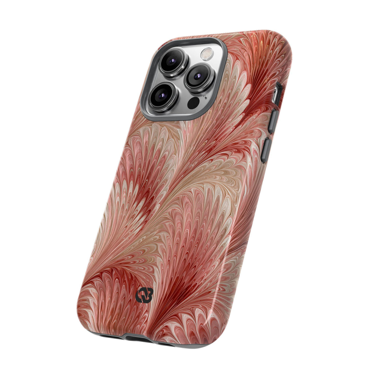 Blush Petal Plume · Tough Phone Case for iPhone · Pink