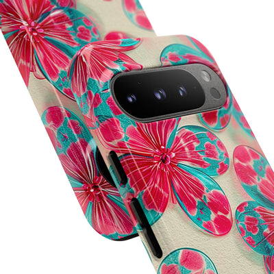 Lucite Jelly Bloom · Tough Phone Case for Pixel ·  Pink