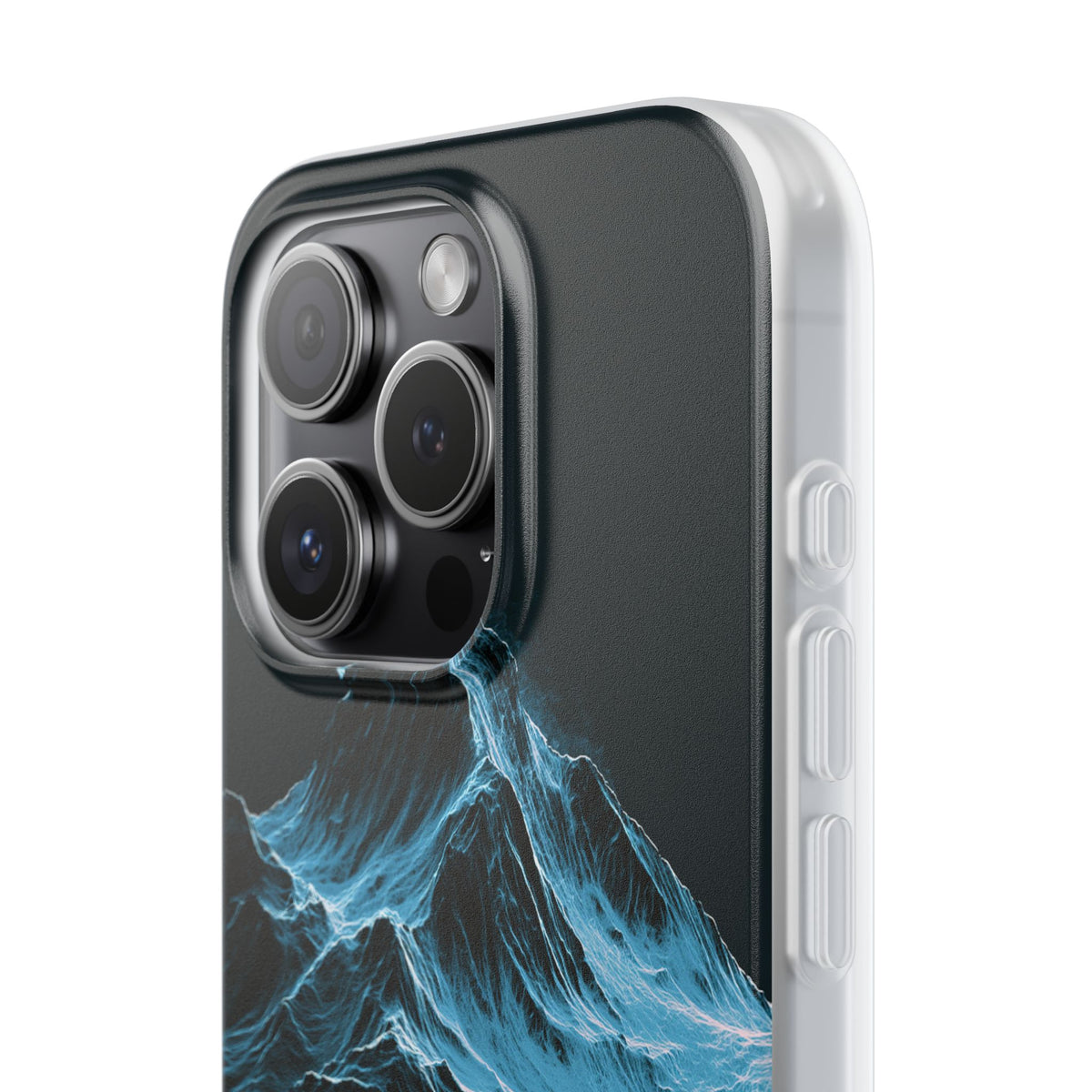 Nordic Frost Peak · Lite Phone Case for iPhone ·  Blue