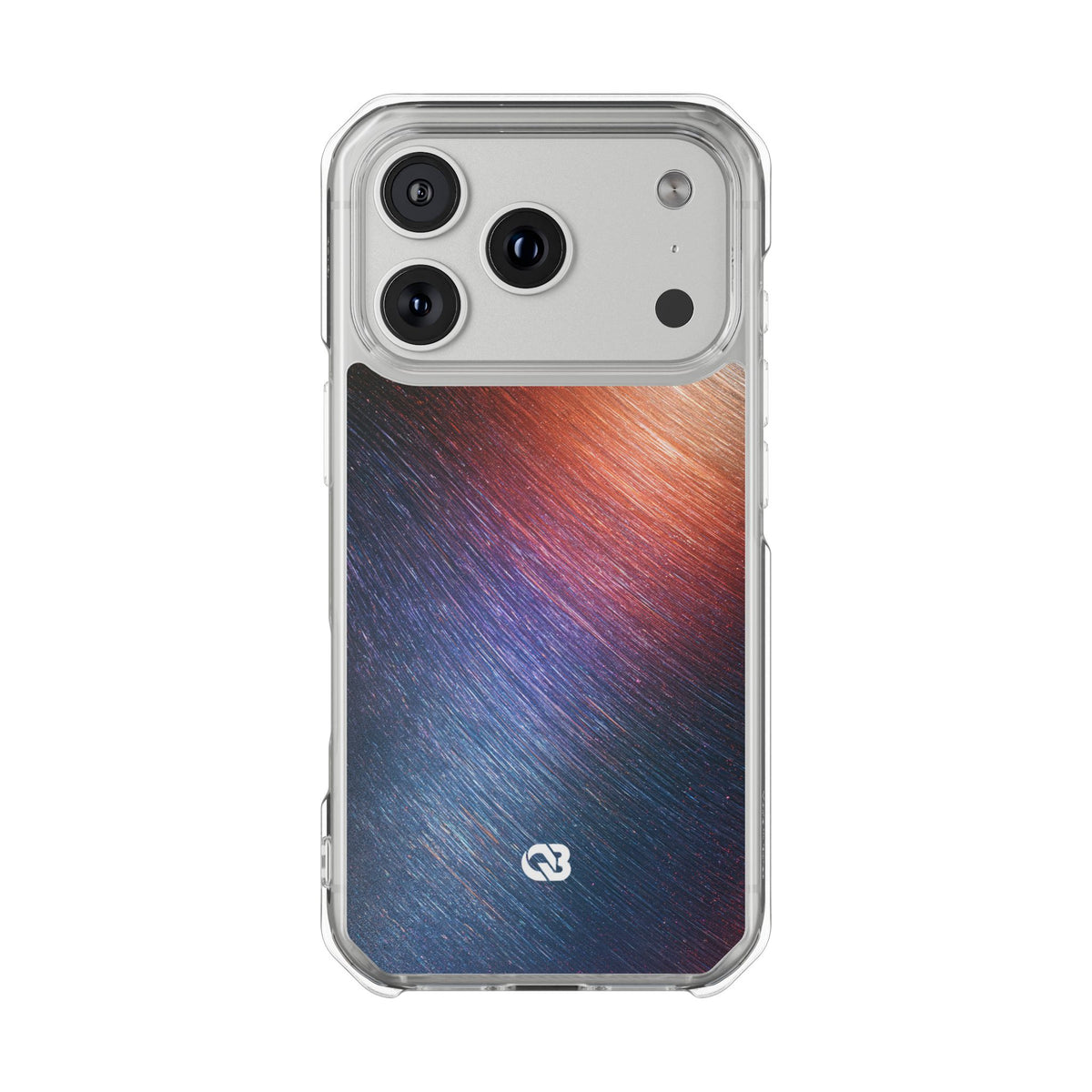 Radiant Energy Stream · Clear Impact Magnetic Phone Case for iPhone · Blue