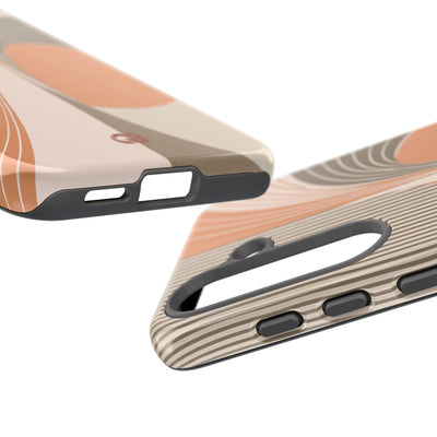 Terracotta Meridian · Tough Phone Case for Samsung · Orange