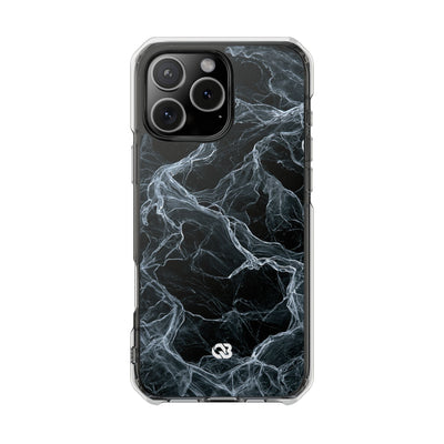 Arctic Gossamer · Clear Impact Magnetic Phone Case for iPhone · Black