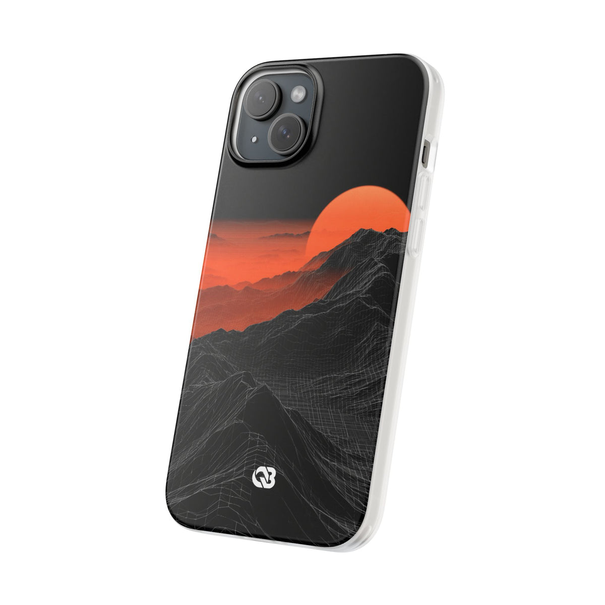 Solar Ridge Mesh · Lite Phone Case for iPhone ·  Black