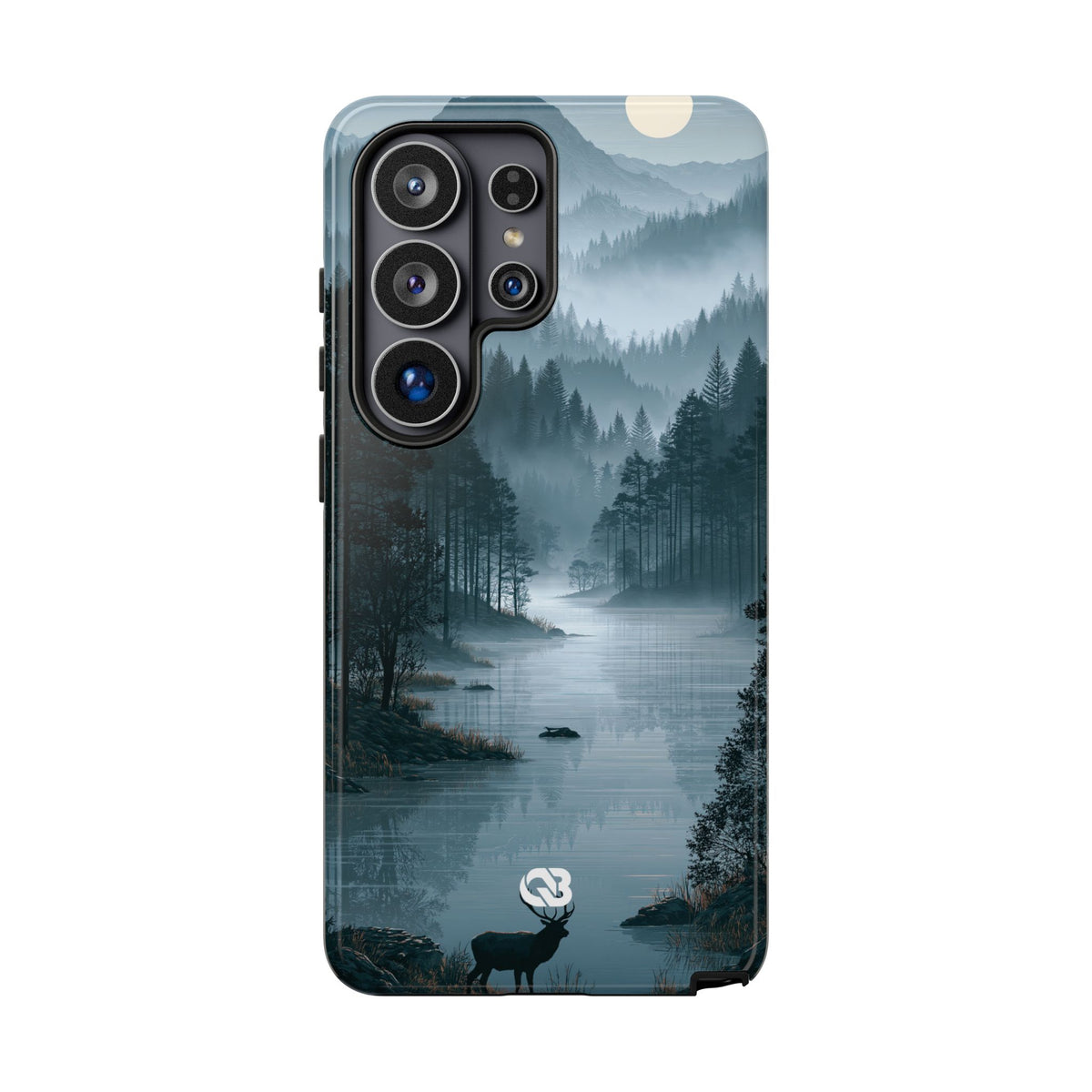 Silent Nordic Fjord · Tough Phone Case for Samsung · Blue