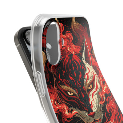 Crimson Kitsune Spirit · Lite Phone Case for iPhone ·  Red