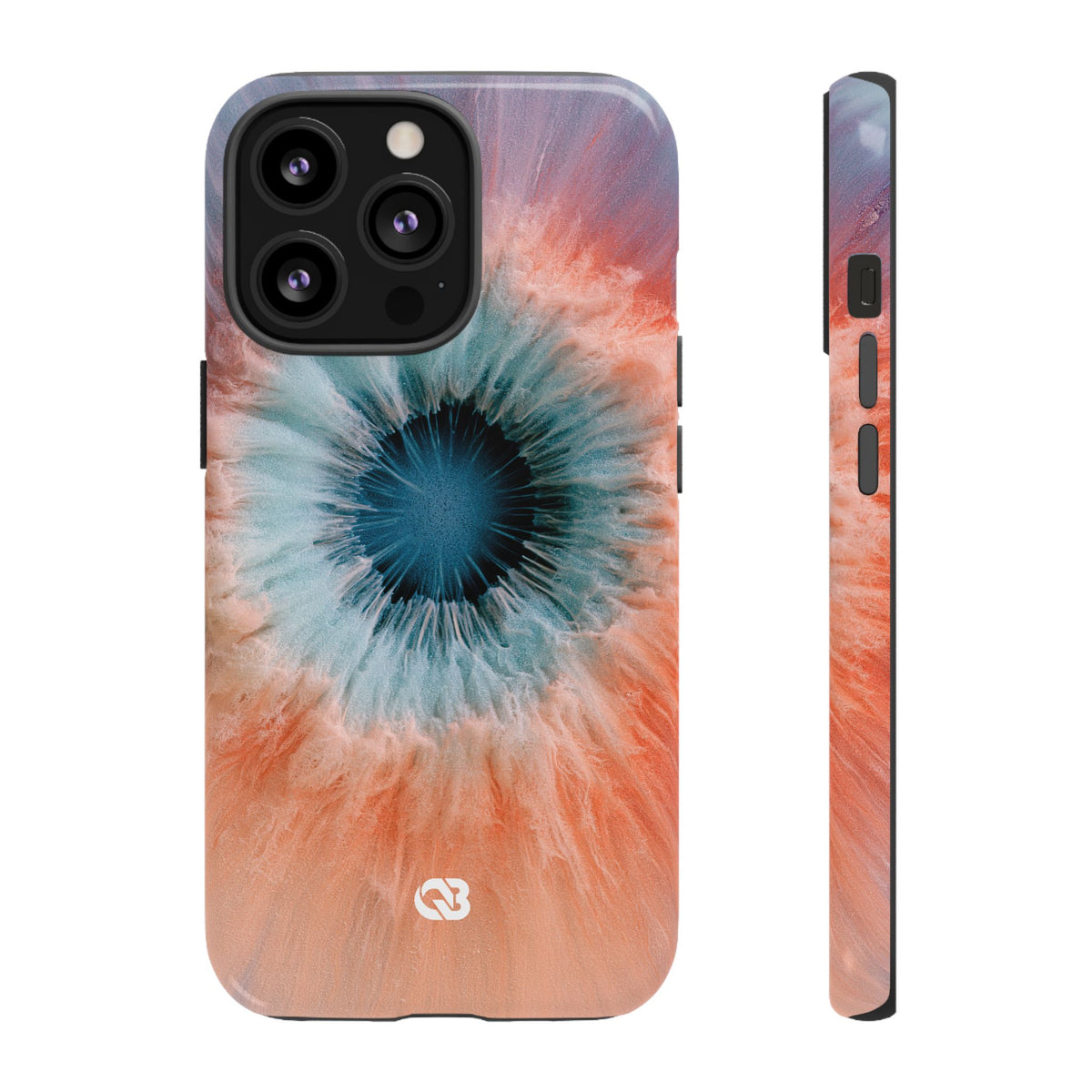 Radiant Aura Core · Tough Phone Case for iPhone · Orange
